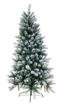 salg af Juletr� med sne 120 cm.