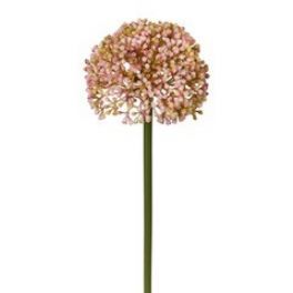 salg af Kunstig allium, rosa - H35 cm.