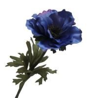 salg af Blå lilla anemone, 35 cm. - kunstige blomster