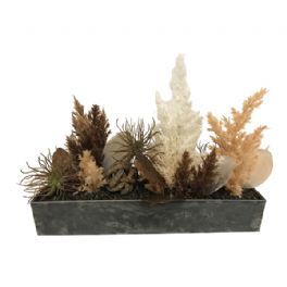 salg af Brun dekoration, H24 cm. - kunstige blomster