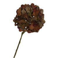salg af Brun Hortensia, 45 cm. - kunstige blomster