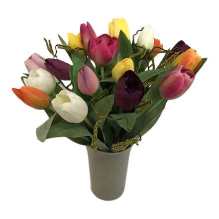 salg af Kunstig tulipanbuket, H40 cm.