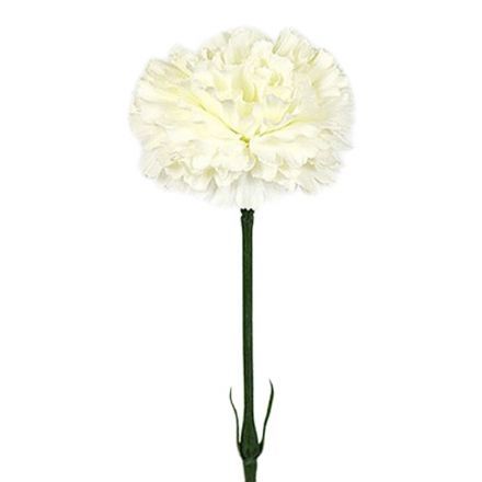 salg af Creme nellike, 55 cm. - kunstige blomster