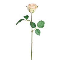 salg af Kunstig rose, sart rosa - H50 cm.