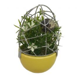 salg af Kunstig gul påskeæg, H16 cm.