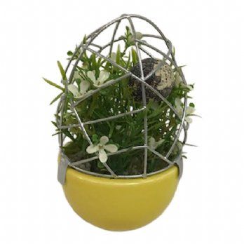 salg af Kunstig gul påskeæg, H16 cm.