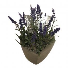 salg af Kunstig dekoration med lavendel, H20 cm. - kunstige blomster