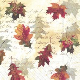 salg af Kaffeservietter, falling leaves