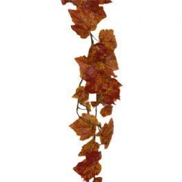 salg af Efterårsranke, rød og orange - 185 cm. - kunstige ranker
