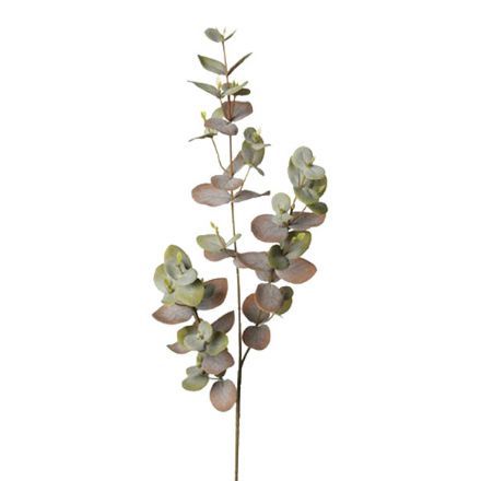 salg af Kunstig eucalyptus gren grøn og lilla, L70 cm.