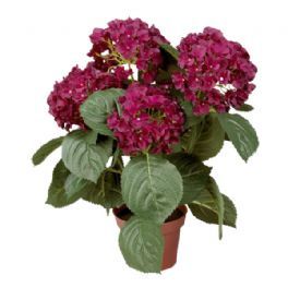 salg af Kunstig fuchsia hortensia, H40 cm.