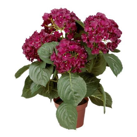 salg af Kunstig fuchsia hortensia, H40 cm.