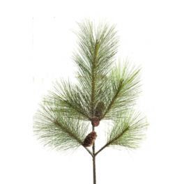 salg af Kunstig silkefyr med kogler - H107 cm.