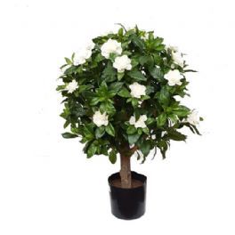 salg af Gardenia ball, hvid - H60 cm. - kunstige træer