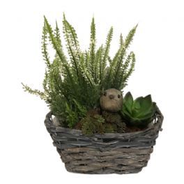 salg af Lyng dekoration, H25 cm. - kunstige blomster