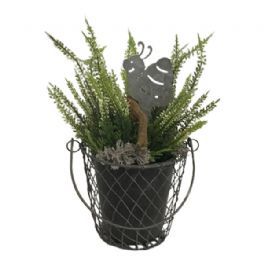 salg af Gaveide, Kurv med lyng - 85 cm. - kunstige planter