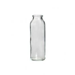 salg af Glasflaske, klar - 16 cm.