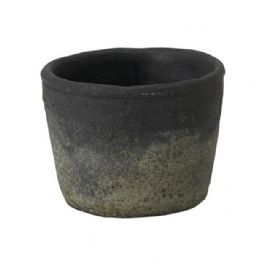 salg af Grågrøn urtepotteskjuler, Ø12*H9 cm.