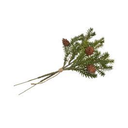 salg af Grangren m/kogler, 28 cm. - kunstig gran