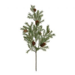 salg af Kunstig grangren med kogler, H60 cm.