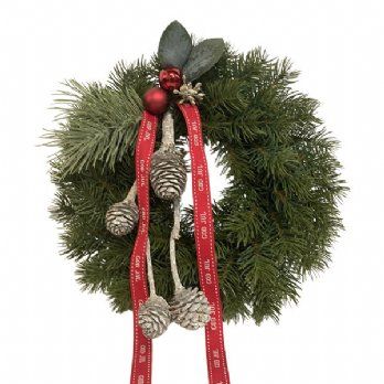 salg af Kunstig grankrans, Ø30 cm.