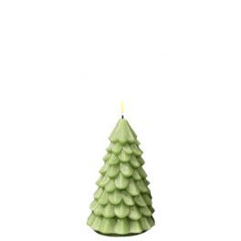 salg af Kunstig grøn LED juletræ lys, 16 cm. - kunstige stearinlys