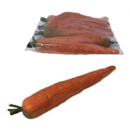 salg af Gulerødder, 6 stk. - kunstige gulerødder