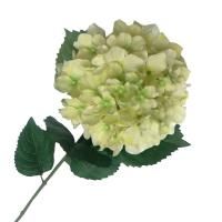 salg af Creme/lime hortensia, 80 cm. - kunstige blomster
