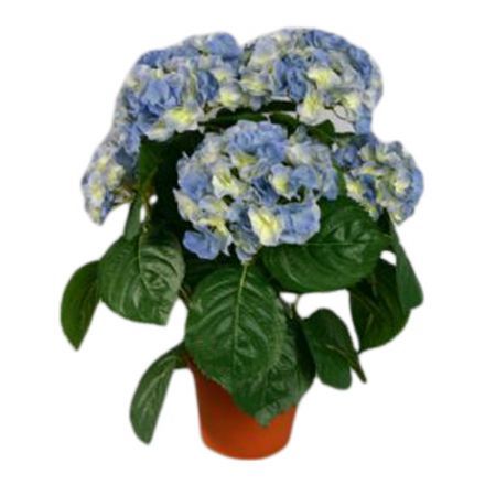 salg af Lyseblå Hortensia, 40 cm. - kunstige blomster