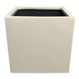 salg af Blank hvid krukke, 30*30*30 cm.