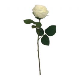 salg af Hvid rose, 43 cm. - kunstige blomster
