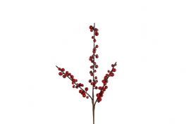 salg af Ilex gren m/bær, 45 cm. - kunstige grene