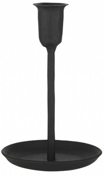 salg af Jern lysestage, sort - 20 cm.