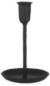 salg af Jern lysestage, sort - 20 cm.