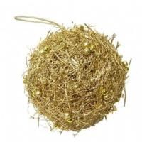 salg af Guld julekugle, Ø30 cm.