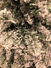 Juletræ med sne, 180 cm