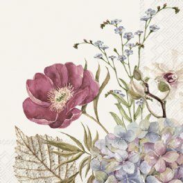 salg af Kaffe servietter, belles fleurs