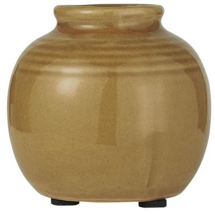 salg af Karry farvet vase, keramik - 8*8 cm. 
