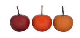salg af Keramik æble, bordeaux  - 7*9 cm.