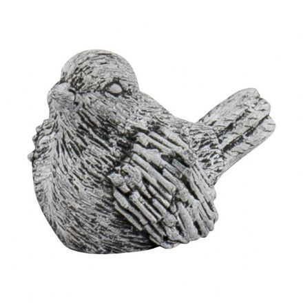 salg af Keramik fugl, grålig - 11*25 cm.