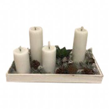 salg af Kunstig adventskrans, H20 cm.
