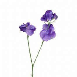 salg af Kunstig ærteblomst, blå lilla - H43 cm.
