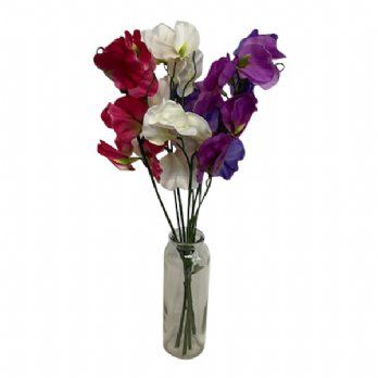 salg af Kunstig ærteblomstbuket - H40 cm.