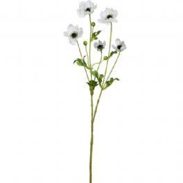salg af Kunstig anemone, hvid - H80 cm.