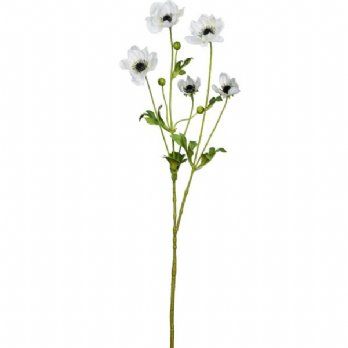 salg af Kunstig anemone, hvid - H80 cm.