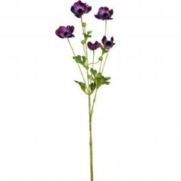 salg af Kunstig anemone, lilla - H80 cm.