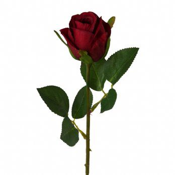salg af Kunstig bordeaux rose, H45 cm.