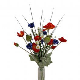 salg af Kunstig markblomstbuket - H50 cm.
