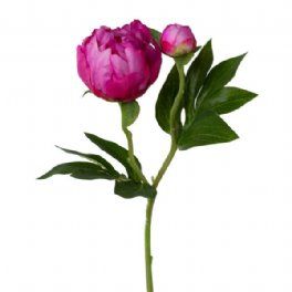 salg af Kunstig pæon, pink - H45 cm.