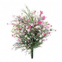salg af Kunstig sommerbuket, pink - H50 cm.